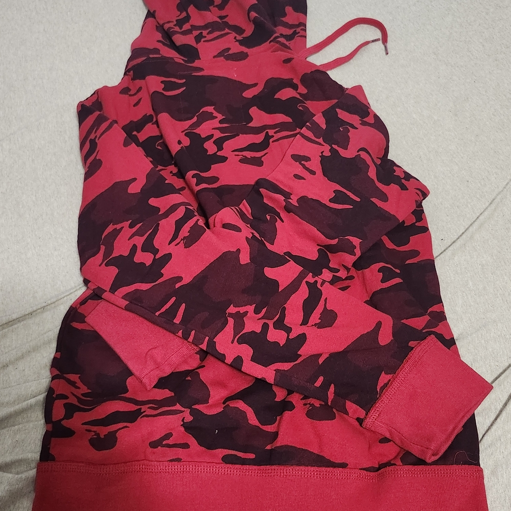 Aeropostale Red and Black Hoodie